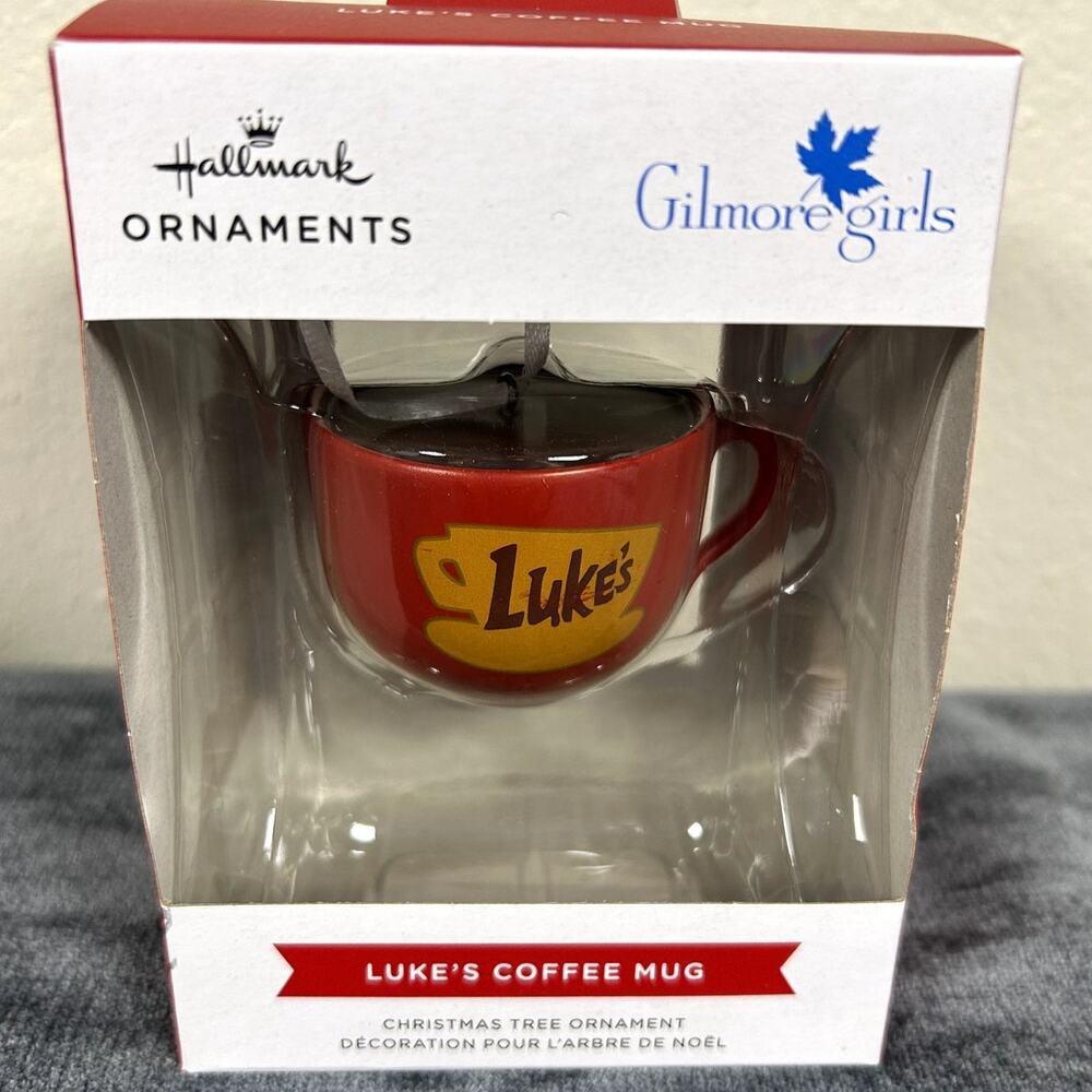 Hallmark Gilmore Girls Luke's Coffee Mug Christmas Ornament New in Box